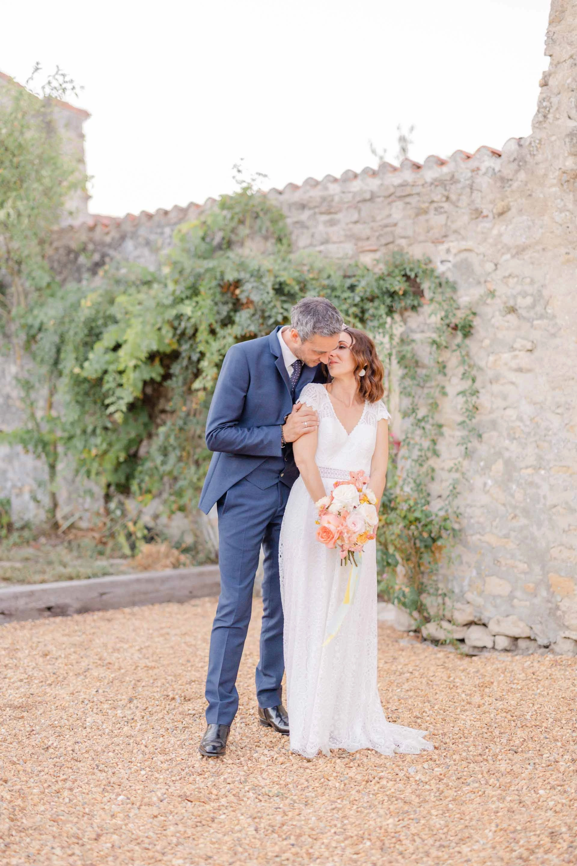 robe événement bonheur mariage gris